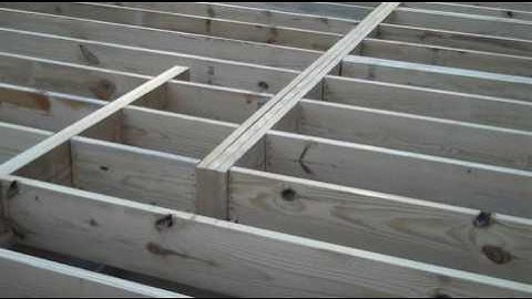 Showcase Design & Build -- The Framing of the Floor System - Part 2