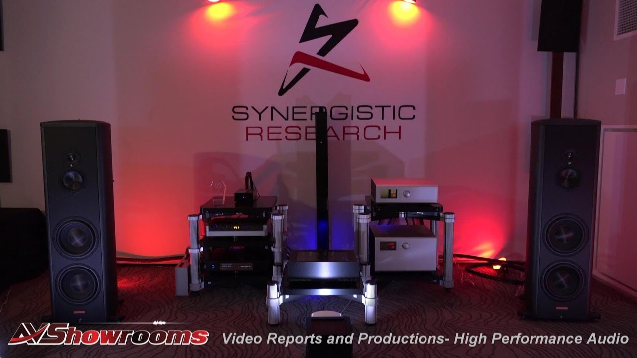 Synergistic Research UEF Technology Active Device Demo with Ted Denny, Soulution, Magico, RMAF 2017