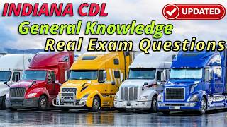 2026 Indiana CDL General Knowledge Practice Test - 50 Questions and Answers