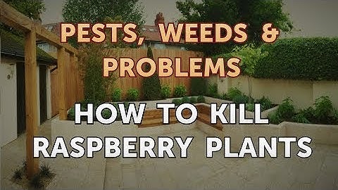 How to Kill Raspberry Plants