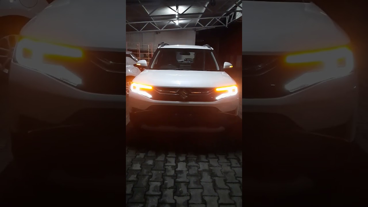 New BREZZA ZXI DRL INTEGRATED INDICATORS & Its Headlamps 