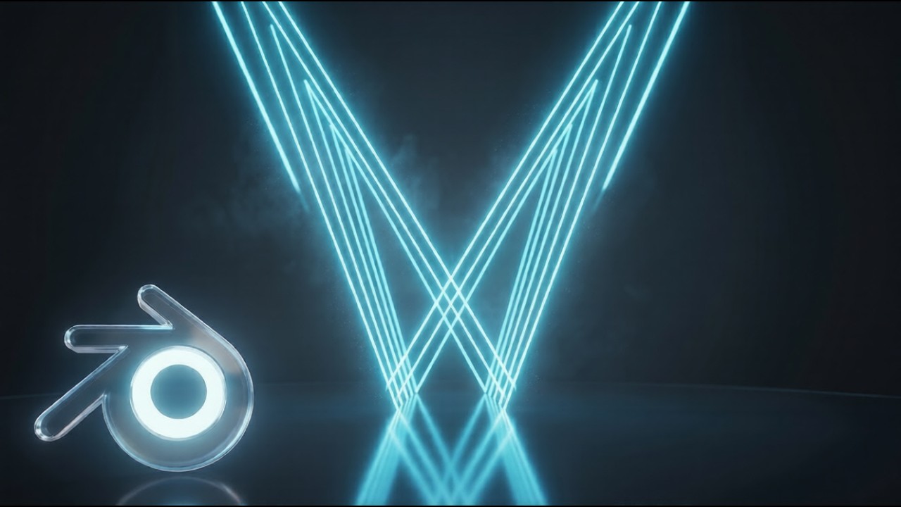 Blender Tutorial: Build a Music Visualizer Laser Show with Geometry ...