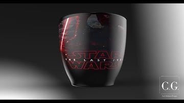 Solidworks Tutorial #6 - StarWars Cup and KeyShot Rendering