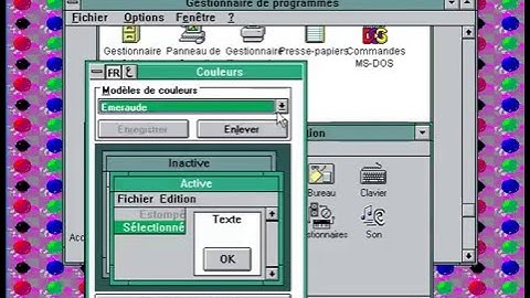 Windows 3.1 French on online emulator