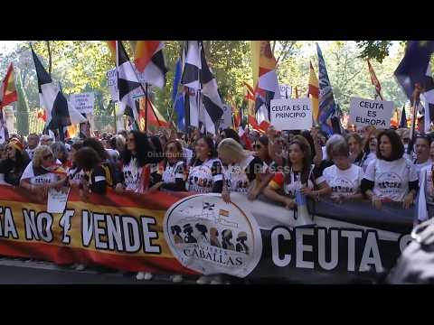 Women from Spanish enclave of Ceuta march in Madrid demanding security