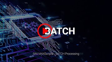 SiNi MAXScript - Batch