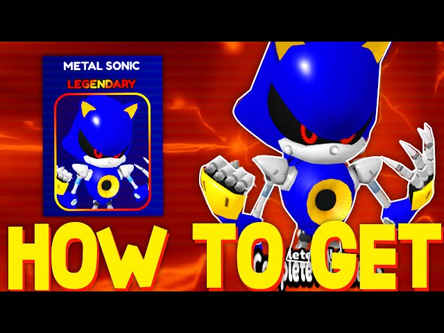 COMO PEGAR O NOVO SONIC METAL SONIC NO SONIC SPEED SIMULATOR 