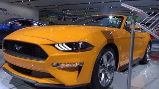 2018 Ford Mustang Convertible Premium - Exterior And Interior Walkaround - 2018 Detroit Auto Show