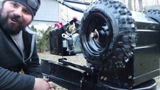 NEW TIRES ON THE ARIENS SNO TEK 24" ITS A WRAP PLUS NEED YOUR HELP ;)