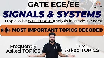 GATE Signals & Systems : Topic-Wise Weightage Analysis of Previous Years | List of Important Topics