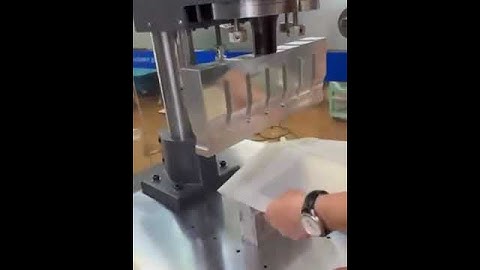 File folder ultrasonic welding machine