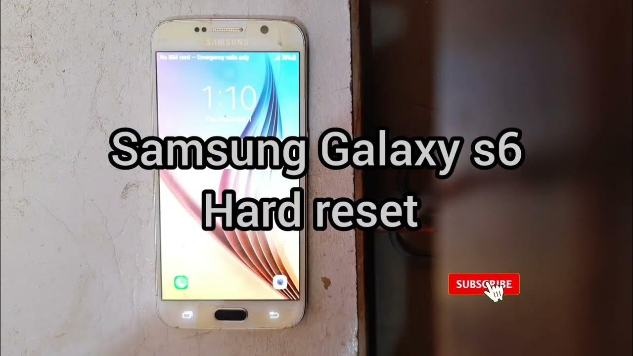Samsung Galaxy S6 überhitzt Geht Nicht Mehr An How To Reset Samsung Galaxy S6 - Hard Reset and Soft Reset - YouTube