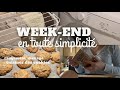 Un weekend dans ma vie  rangement mnage cookies simplicit volontaire  slow life real life