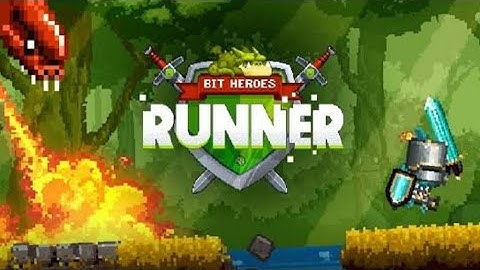 Playing bit heroes runner its fun😀