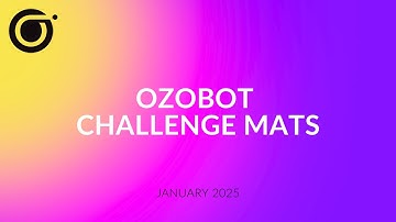 Meet Ozobot Challenge Mats | January 2025 Webinar