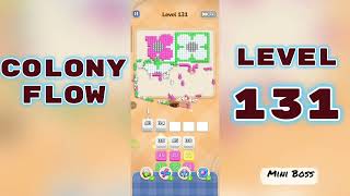 Colony Flow Level 131 Walkthrough 🐜 | Ant Colony Puzzle Gameplay | Mini Boss