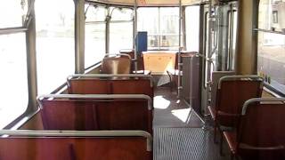 Strassenbahn Wien- Mitfahrt im c4 Beiwagen