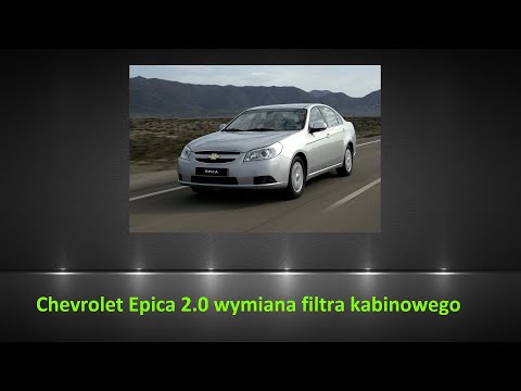 Chevrolet Epica 2.0 wymiana filtra kabinowego / air filter replacement