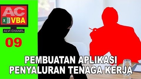 09 Menginput Data dari Userform1 ke Cells Sheet Kartu Pencari Kerja VBA Excel l Aplikasi KPK