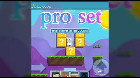 Set challenge private server|Growtopia