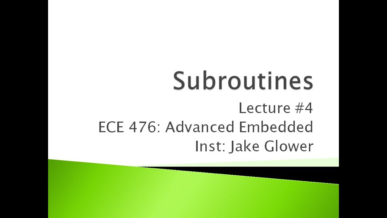 ECE476 04 Subroutines in Python - YouTube