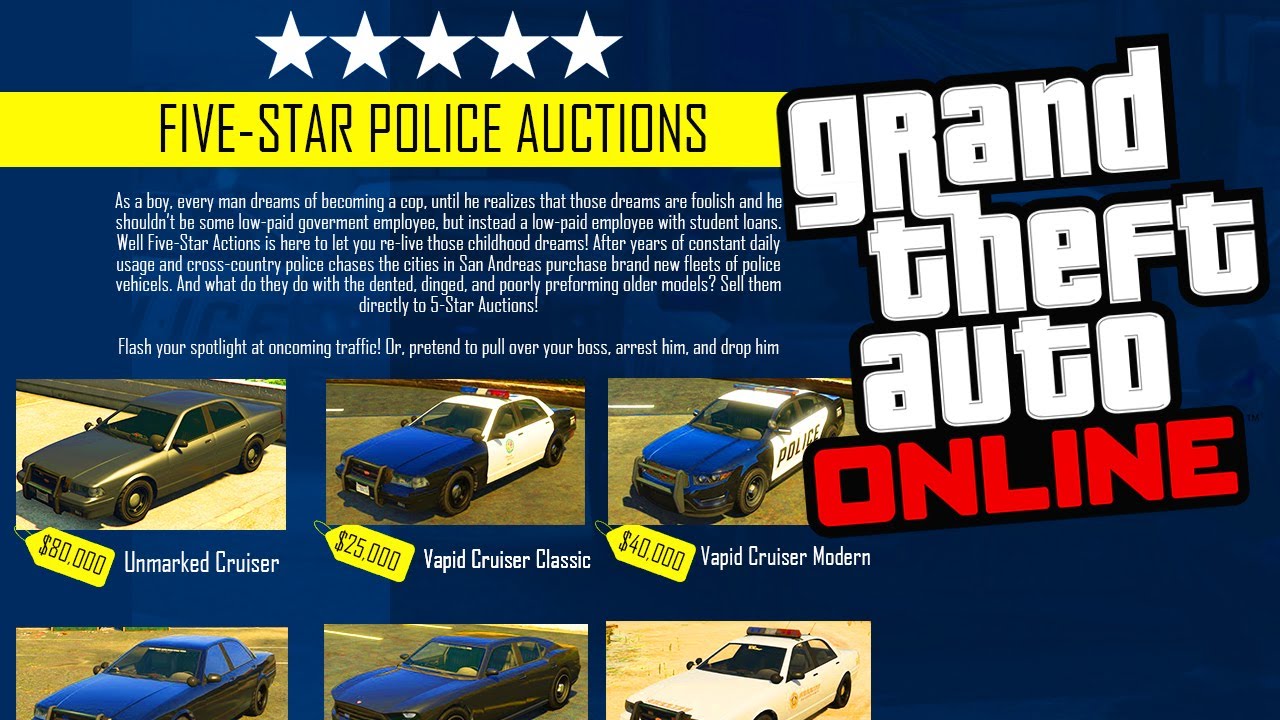 Gta 5 Online Cops N Crooks Dlc Buy Police Stations New Police Vehicles Release Date Info More Youtube