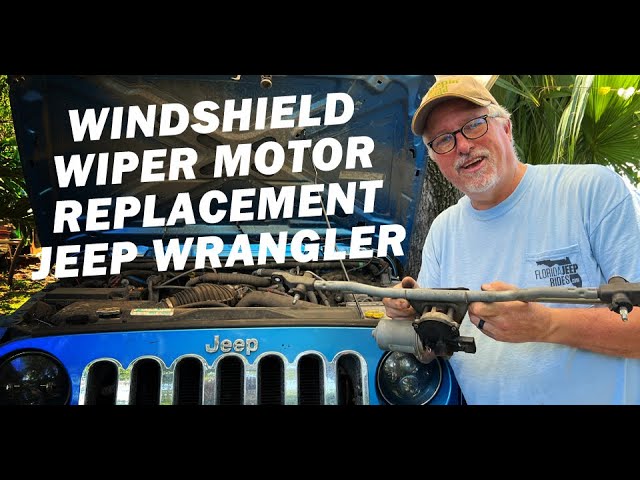 windshield wiper motor replacement Jeep Wrangler - YouTube