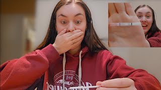 Finding out I'M PREGNANT with our first baby! * i was shocked *