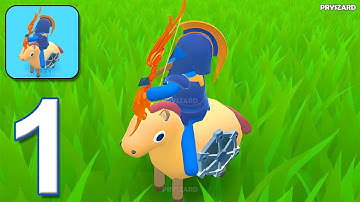 Mighty Conqueror - Gameplay Walkthrough Part 1 - King Castle Defense Army (iOS, Android)