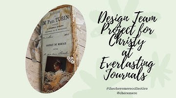 (SOLD) Design Team Project @christy-EverlastingJournals Tall Document Journal FlipThrough #thecheremerecollective