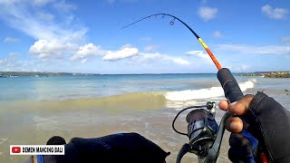 Sepi pemancing.. mancing sebentar sudah dapat banyak ikan
