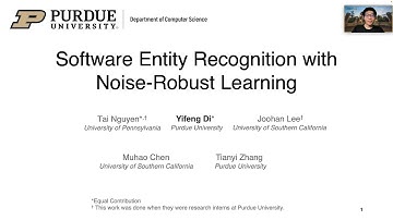 Software Entity Recognition with Noise-Robust Learning - Talk@ASE 2023