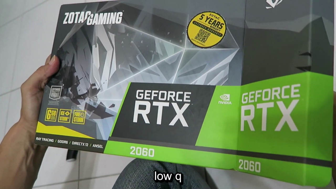 Op hovedlandet Forstad Zotac RTX 2060 Twin Fan Unboxing - YouTube