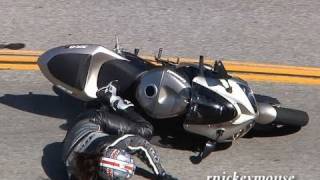 Female Rider Motorcycle Crash