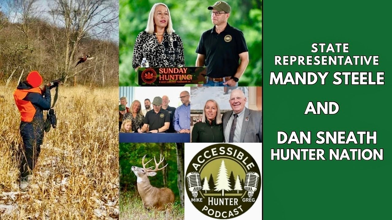 State Representative Mandy Steele and Dan Sneath from Hunter Nation