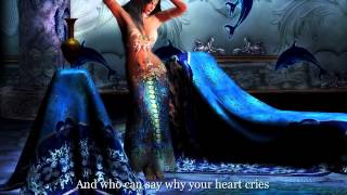 Enya - "Only Time" Lyrics on screen