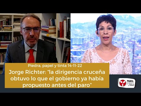 Jorge Richter: “la dirigencia cruceña obtuvo lo que el gobierno ya había propuesto antes del paro”