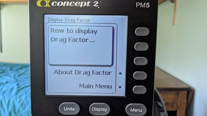 How to Set the Drag Factor on a Rowing Machine