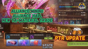 STATE OF SURVIVAL: ALLIANCE HALL, ALLIANCE MINING & NEW TEMPEST ARM TRADING
