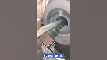 turning on lathe #lathe #viral #technology #work #cnc #tranding #manufacturing #machine #shorts