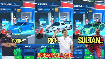 Race Master 3d mod apk unlimited money - Upgrade All Car