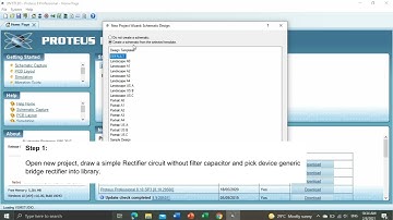 Time Domain (Transient) Simulation In Proteus VSM | MALAYSIA