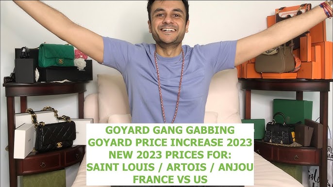 GoyardGangGabbing - Goyard Prices US vs France - Dec22 All 3 Totes