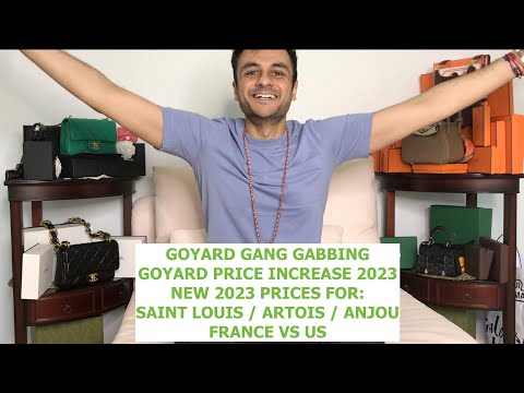 GoyardGangGabbing - Goyard Prices US vs France Feb2023 All 3 Totes