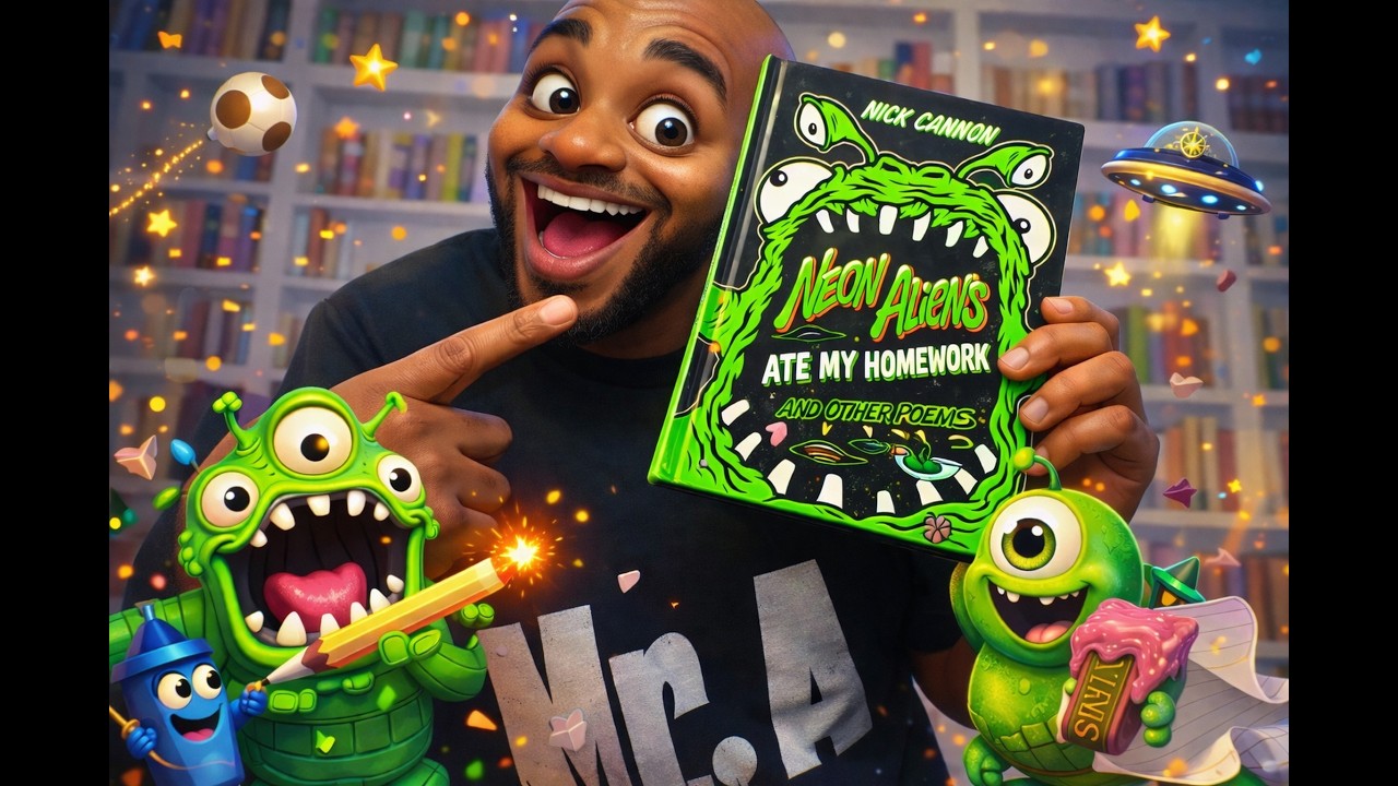 READ With Mr. A TODAY! | Nick Cannon’s “NEON ALIENS ATE MY HOMEWORK AND OTHER POEMS”