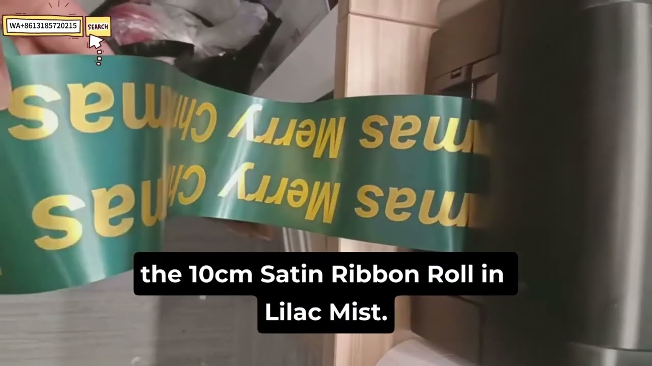 customizable colorful polyester satin ribbon