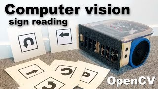Indoor robot reading signs using computer vision