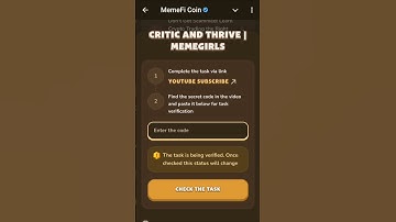 HOW I LEARNED TO SILENCE MY INNER CRITIC AND THRIVE  MEMEGIRLS  Memefi new code #shorts