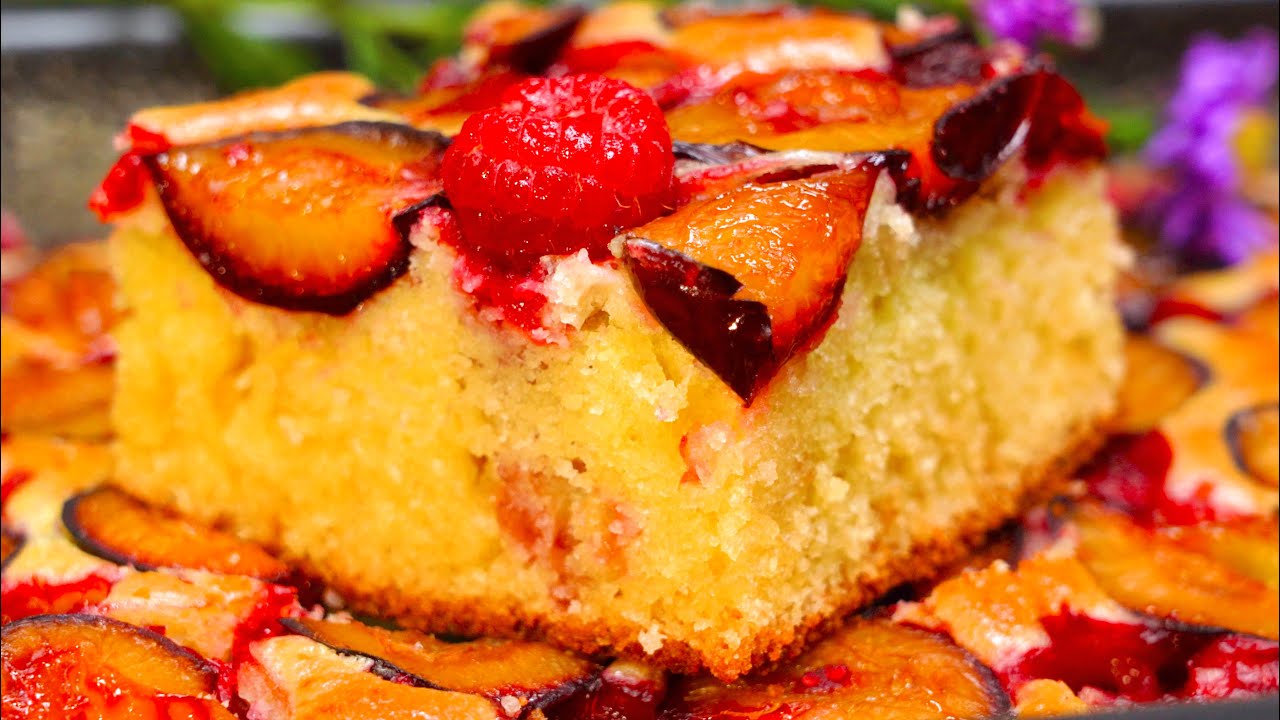 Всё смешал и в духовку! Супер нежный манник на кефире кулинарим с таней