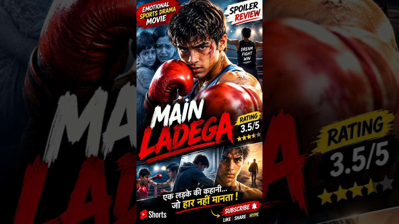 Main Ladega Movie Review 🔥 | Emotional Boxing Story | Worth Watching? #shorts